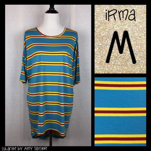 NWT LuLaRoe Irma Tunic - Stripes - M